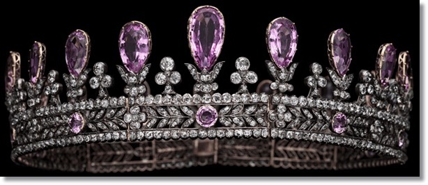 Queen Louise of Prussia's Pink Topaz Parure Tiara