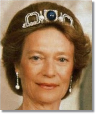 Grand Duchess Joséphine Charlotte of Luxembourg's Sapphire Art Deco Tiara