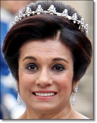 Princess Sarvath of Jordan's Diamond Tiara
