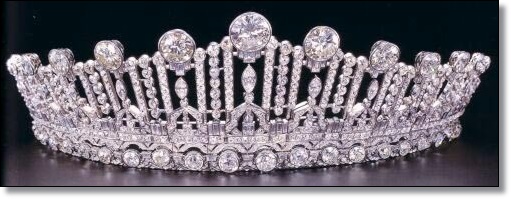 Princess Sibilla of Luxembourg's Diamond Art Deco Tiara